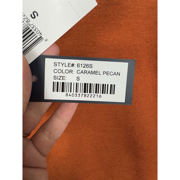 Paisley & Gray Men’s Caramel Pecan Orange Turtleneck Sweater Slim Fit NWT SZ S - Picture 4 of 7